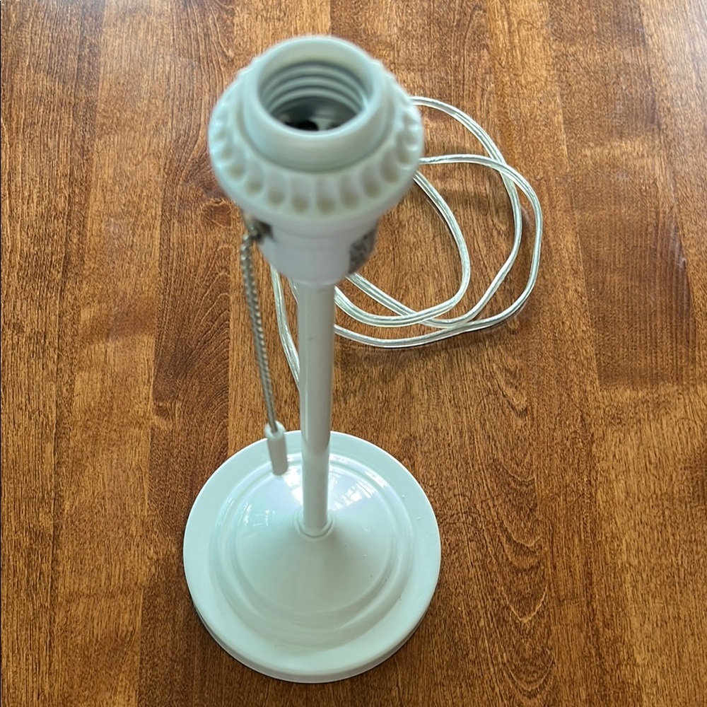 White Table Lamp Base